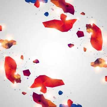 Triangle pattern shape for wallpaper. Illustration low poly, polygonal design Illustrazione stock