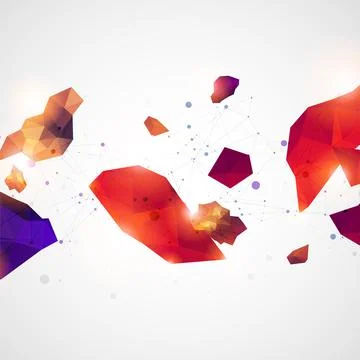 Triangle pattern shape for wallpaper. Illustration low poly, polygonal design イラスト素材