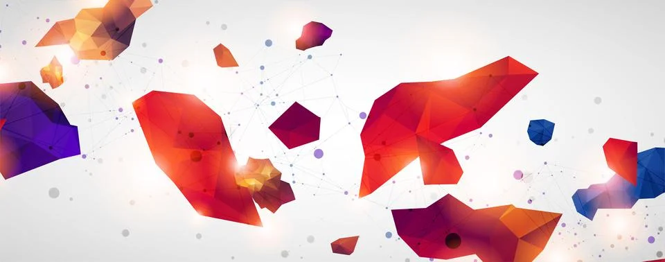 Triangle pattern shape for wallpaper. Illustration low poly, polygonal design イラスト素材