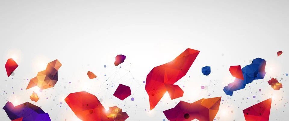 Triangle pattern shape for wallpaper. Illustration low poly, polygonal design Illustrazione stock