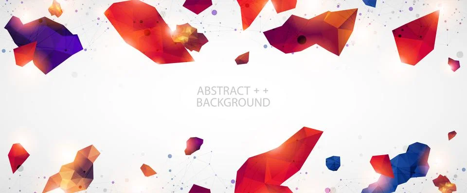 Triangle pattern shape for wallpaper. Illustration low poly, polygonal design Stock Illustration