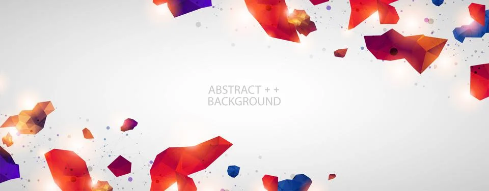 Triangle pattern shape for wallpaper. Illustration low poly, polygonal design Illustrazione stock