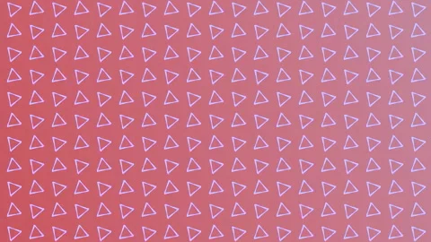 Triangle pattern spin and animation on pink rose. Stock Footage 249234950