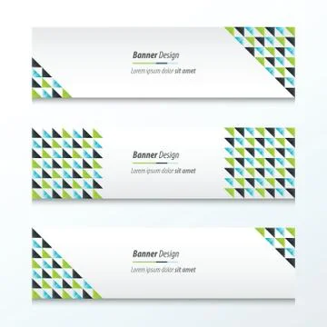 Triangle pattern styles Illustrazione stock