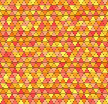 Triangle pattern. Vector geometric seamless background 스톡 일러스트