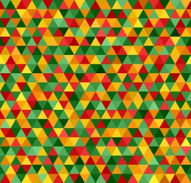 Triangle pattern. Vector seamless background Stock Illustration