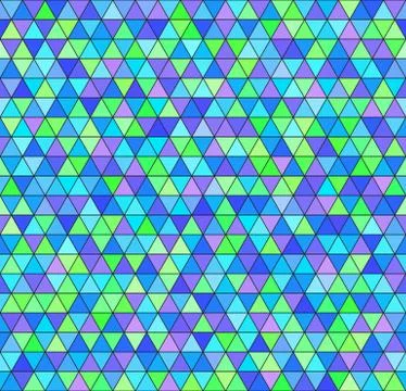 Triangle pattern. Vector seamless background Stock Illustration