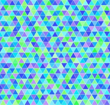 Triangle pattern. Vector seamless background Stock Illustration