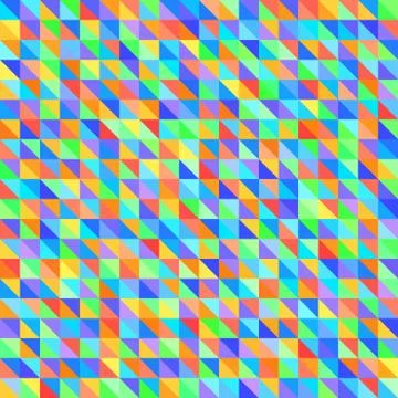 Triangle pattern. Vector seamless geometric background Stock Illustration