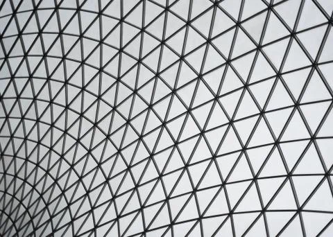 Triangle patterned glass background Stock Photos