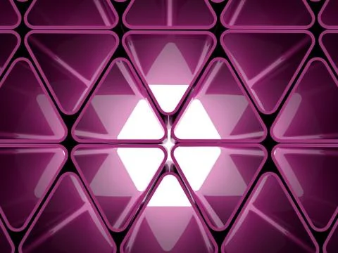 Triangle pink background Stock Illustration