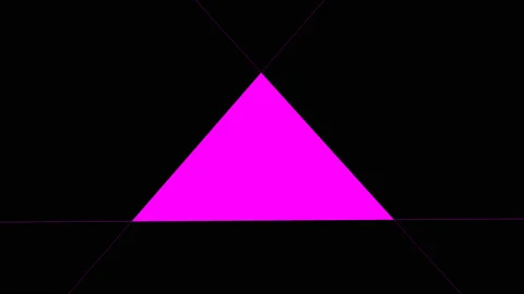 Triangle Platform Panel Gentle Wobble Smooth Platform 스톡 동영상 143908542