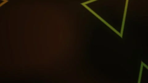 Triangle play button icon animation. Stock Footage 340041650