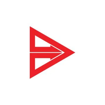 Triangle player arrow right logo vector Stock Illustration