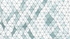 Triangle polygon animation. Abstract whi... | Stock Video | Pond5