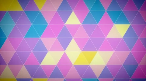 Triangle Polygon Loop 02 Spring Stock Footage 48465224