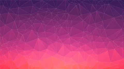 Triangle polygon pattern background Stock Illustration