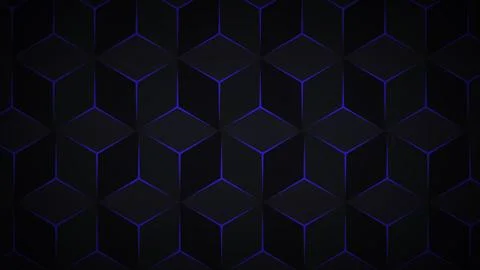 Triangle polygon technology background pattern. Isometric gradient glowing .. Stock Illustration