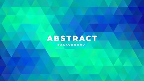 Triangle polygonal abstract background. Colorful gradient design. Low poly shape Stock Illustration