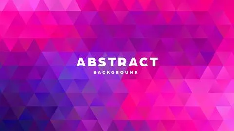 Triangle polygonal abstract background. Colorful gradient design. Low poly shape Stock Illustration