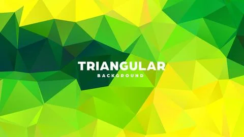 Triangle polygonal abstract geometric background. Colorful gradient design. Low Illustrazione stock
