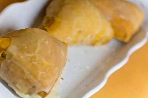 Triangle Puff Pastry Stock Photos