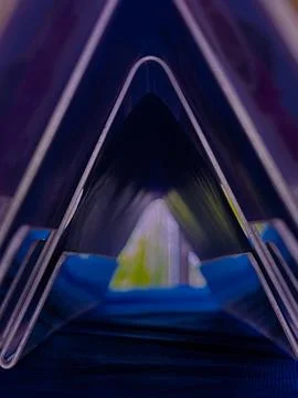Triangle purple color Stock Photos