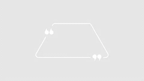 Triangle quote mark graphic animation. Alpha channel. Transparent background Stock Footage 316982932