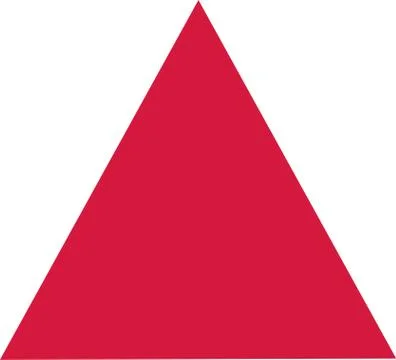 Triangle red Stock Illustration