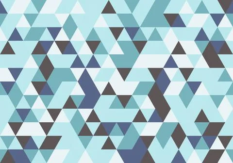 Triangle repeat pattern design decoration. vector Illustrazione stock