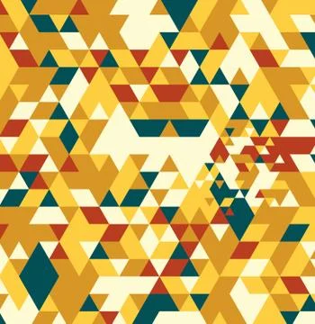 Triangle retro background. Stock Illustration