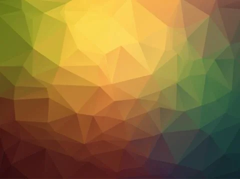 Triangle retro colorful background Stock Illustration