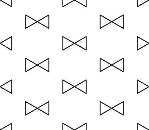 Triangle Ribbon Seamless Stock Illustration