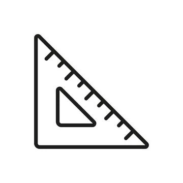 Triangle rule icon vector design templates simple and modern concept Illustrazione stock