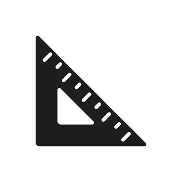 Triangle rule icon vector design templates simple and modern concept Illustrazione stock