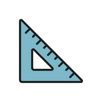 Triangle rule icon vector design templates simple and modern concept Illustrazione stock