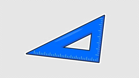 Triangle ruler Stock Footage 336344542