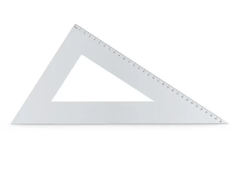 Triangle ruler Stock Illustration