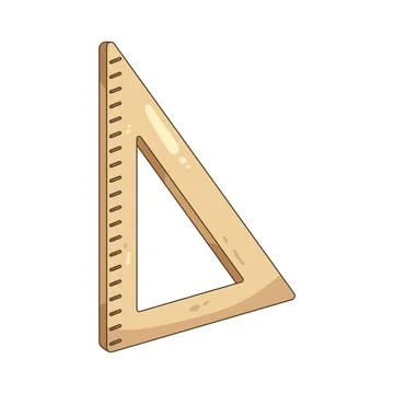 Triangle ruler Illustration