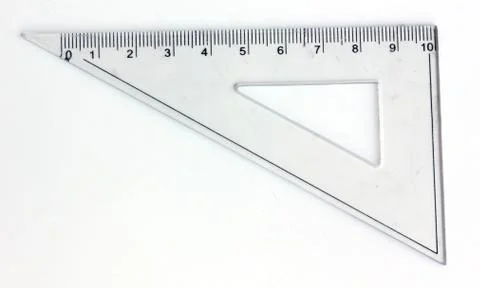 Triangle rulers Stock Photos