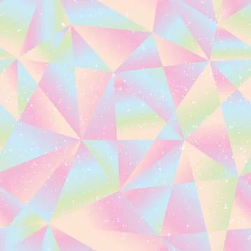 Triangle seamless pattern with grunge effect Stock Illustration