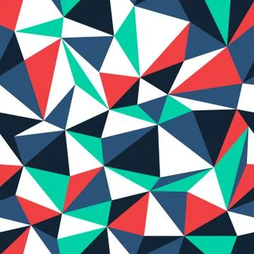 Triangle seamless pattern Illustrazione stock