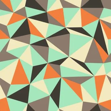 Triangle Seamless Pattern Stock Illustration