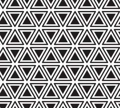 Triangle seamless pattern Stock Illustration