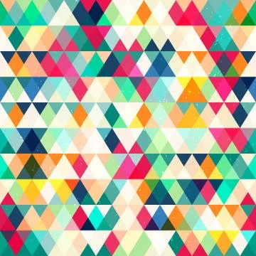 Triangle seamless pattern. Stock Illustration