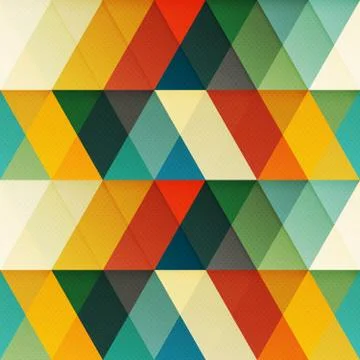 Triangle seamless pattern Stock Illustration