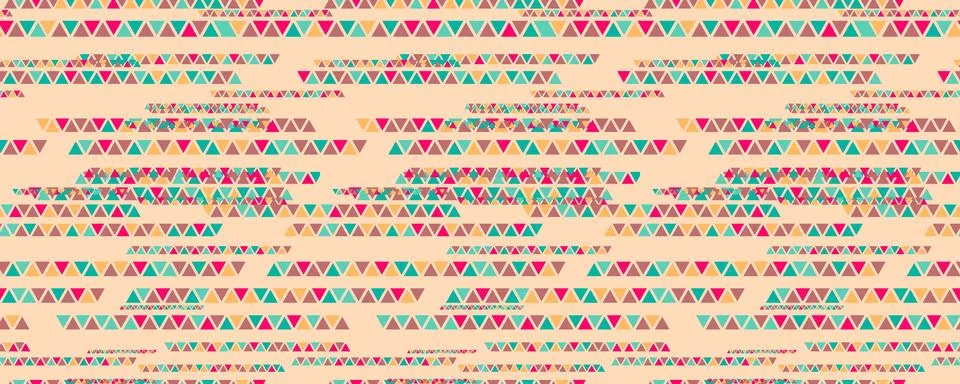 Triangle seamless pattern Illustrazione stock