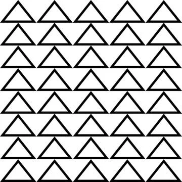 Triangle seamless pattern Memphis style background イラスト素材