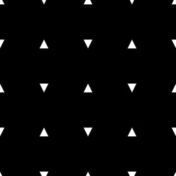 Triangle seamless pattern Memphis style background Illustrazione stock