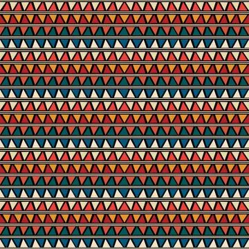 Triangle Seamless Tile Pattern Modern Geometric Triangle Seamless Tile Pat... Stock Photos